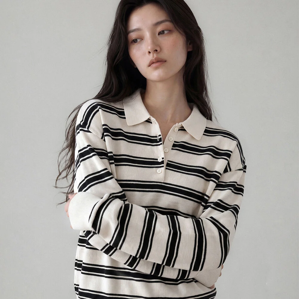 Elma 條紋 Cara Knit IVORY