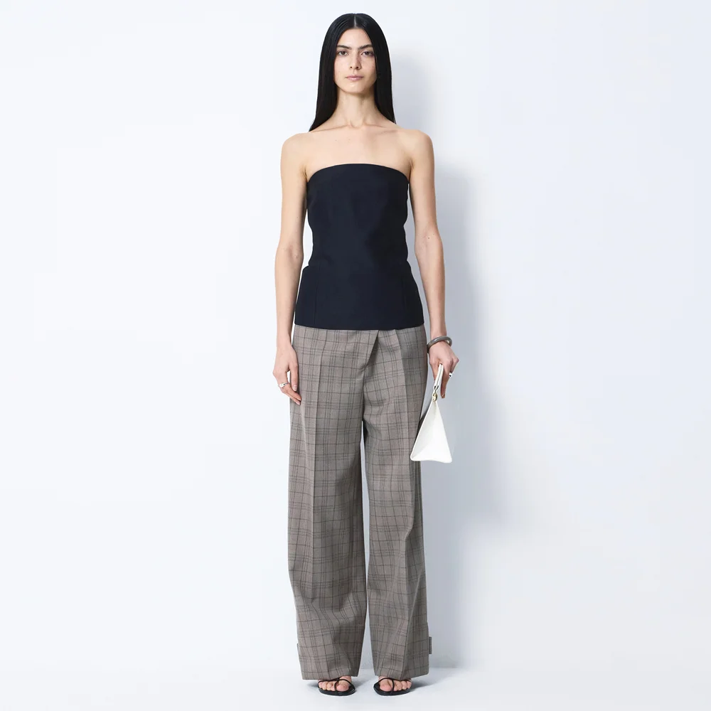 KYLE VELCRO PINTUCK PANTS