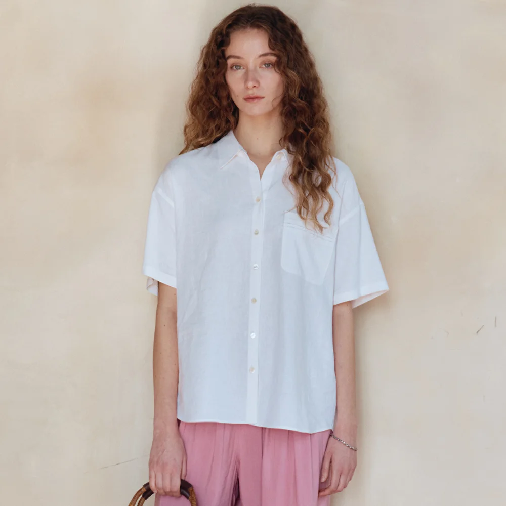Paul Linen Shirt (White)