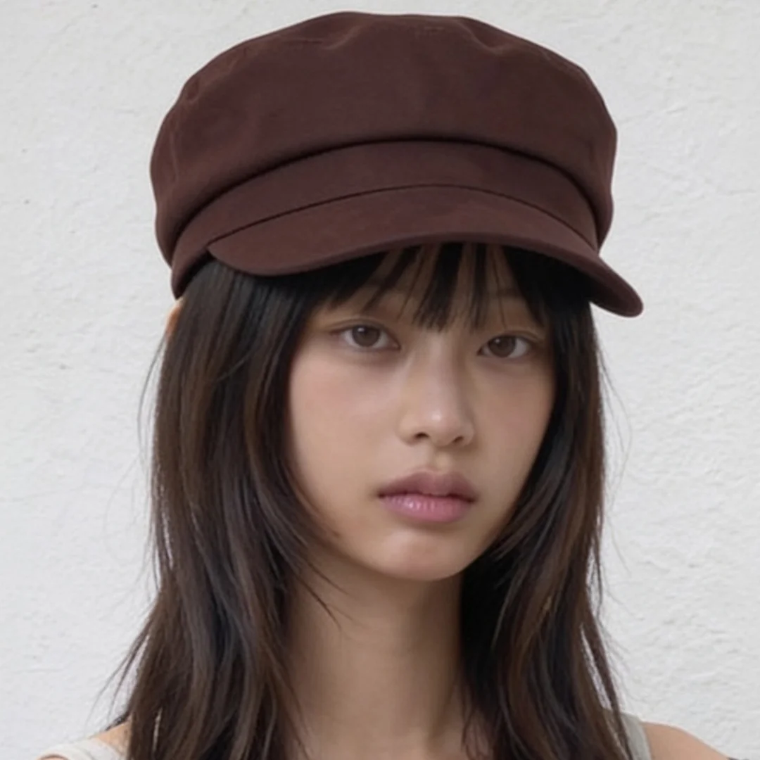 純棉 四季 軍帽 經典 Bellboy Cap MARINER / SEED BIO / RED BROWN