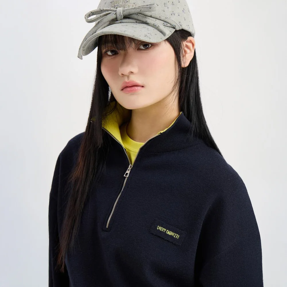 Half Zip-up Pullover (dark navy) LFWAS26220NYD