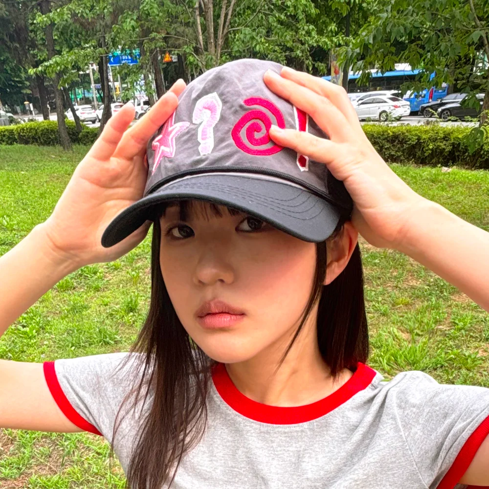 Twinkle Pop Mesh Cap Gray
