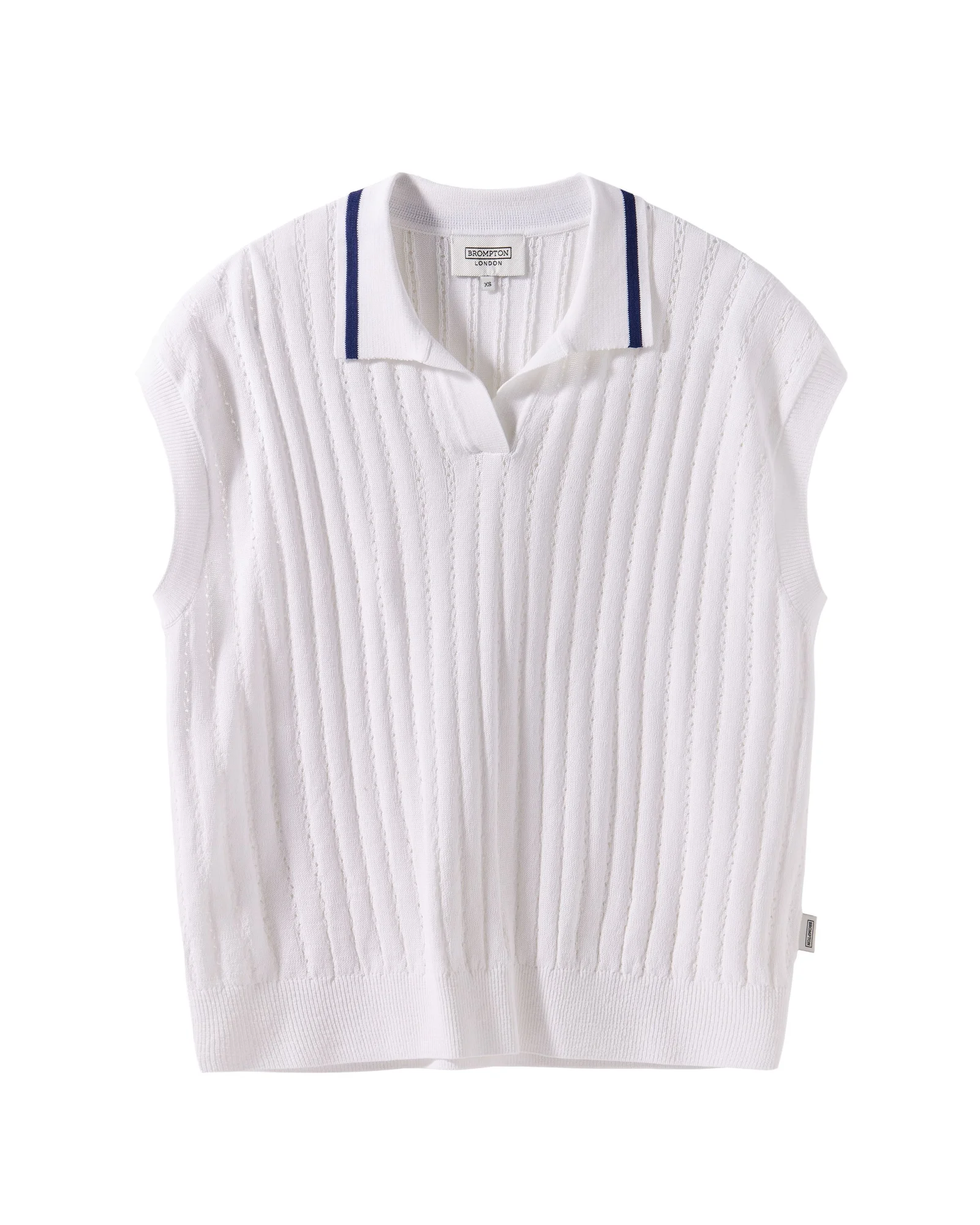 W HALF SLEEVE KNIT - WHITE (P242WKT651)