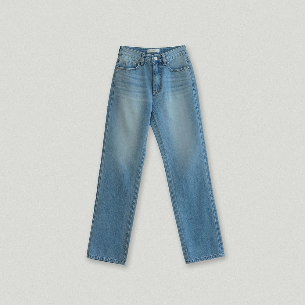 brush slim denim pants_blue