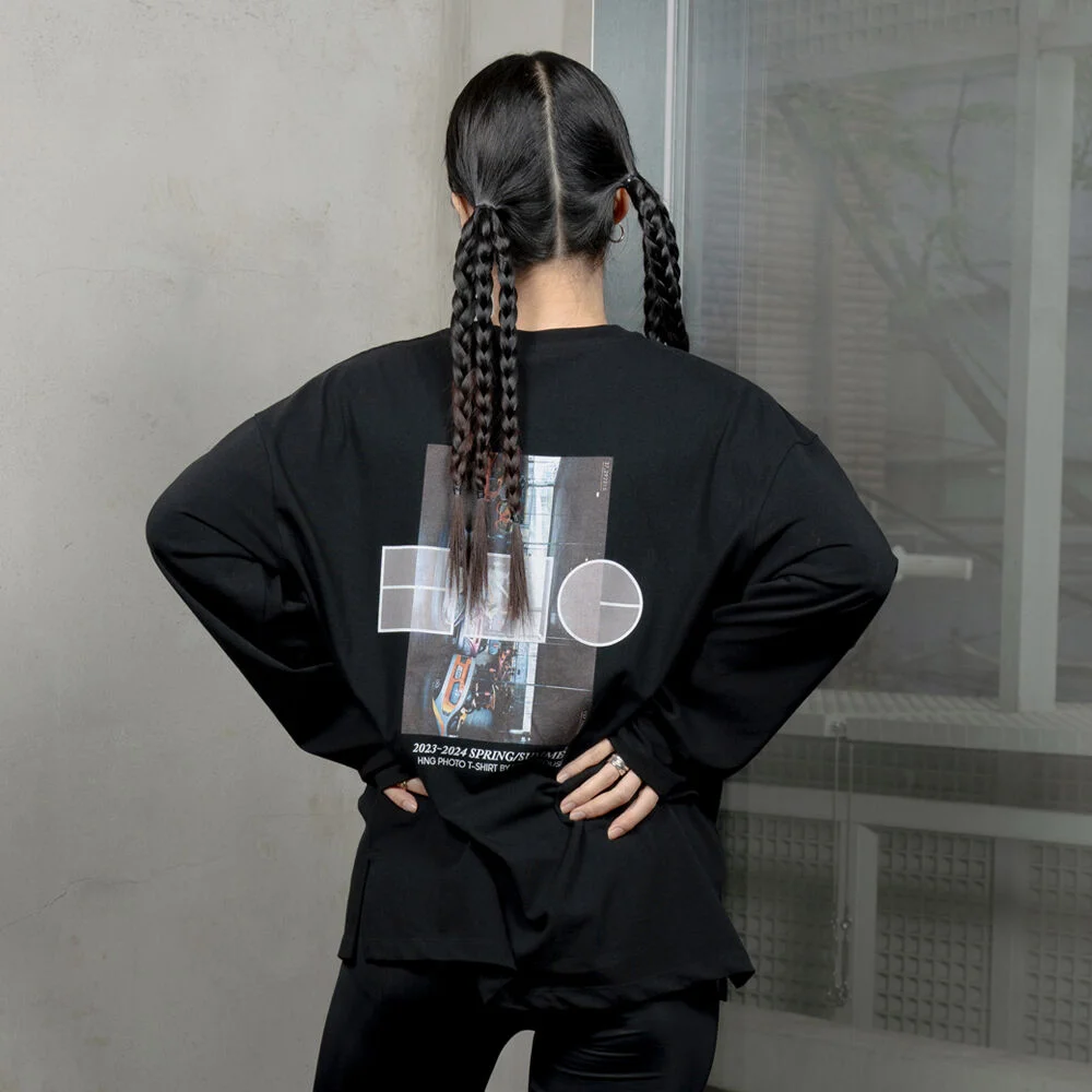 HNG PHOTO T-SHIRT / BLACK