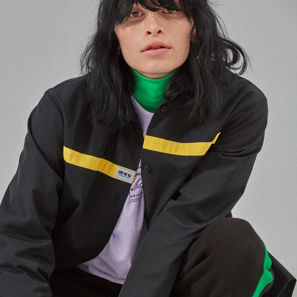 HOME PROTECTING OVERSIZED SHIRTS/BLACK