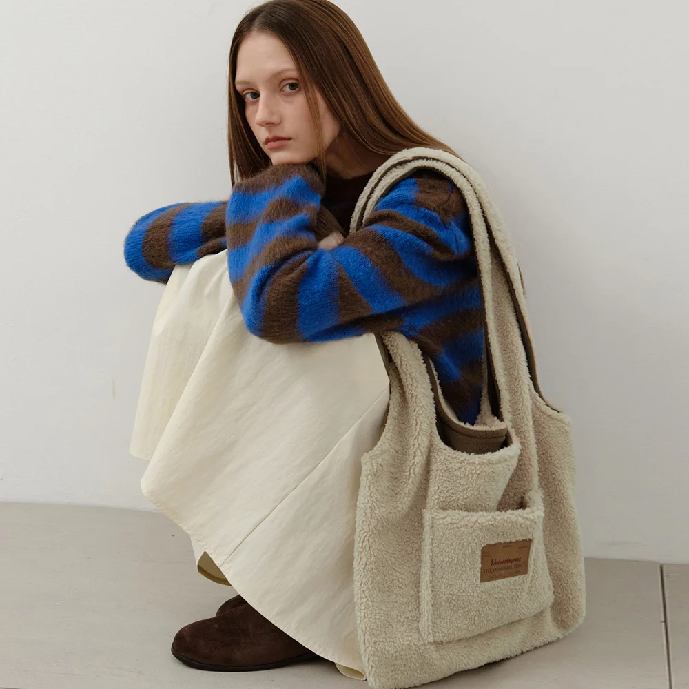 Warmy Reversible Dumble Bag_KHAKI(W25-ACC07)