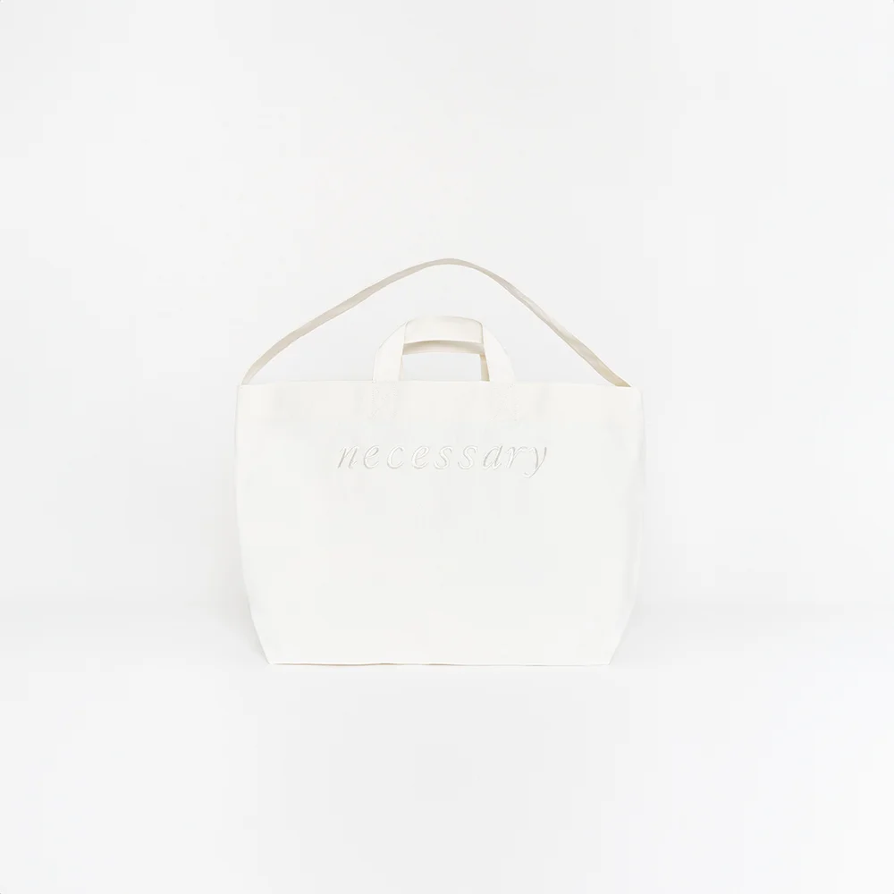 Solid Shopper Bag Big (White)
