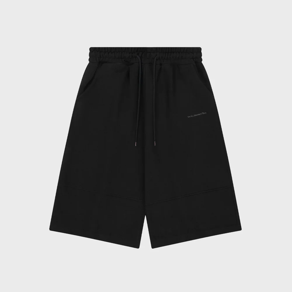 Relaxed Bermuda shorts Black