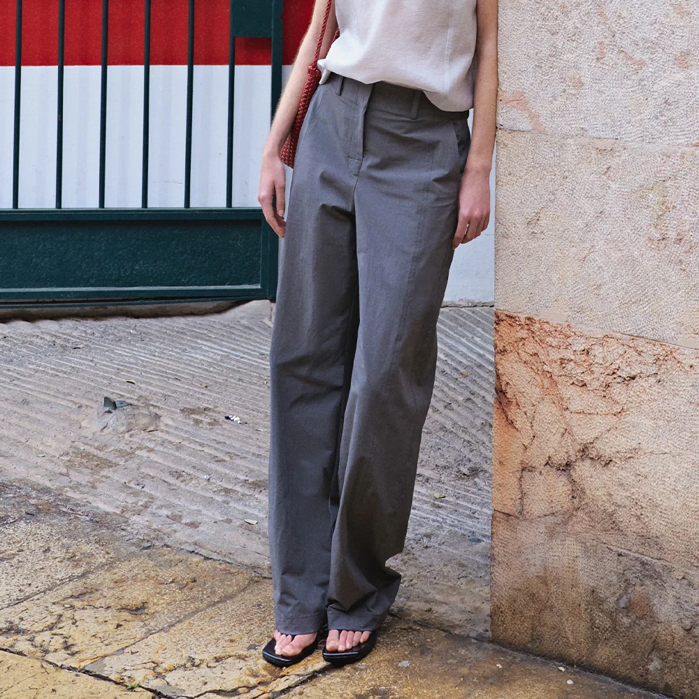 Curved Tailored Trousers SW6ML775-13