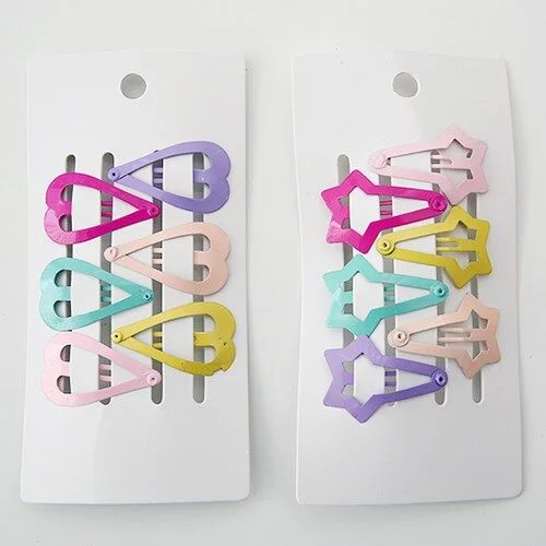 DDock DDack Pin 按扣髮夾 - 心形 , 星星