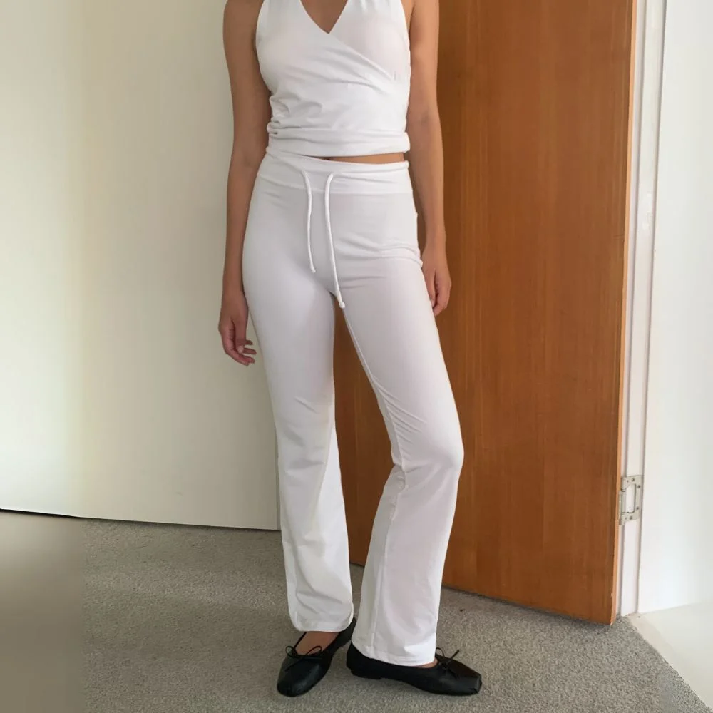 Butter Drawstring Pants 白色