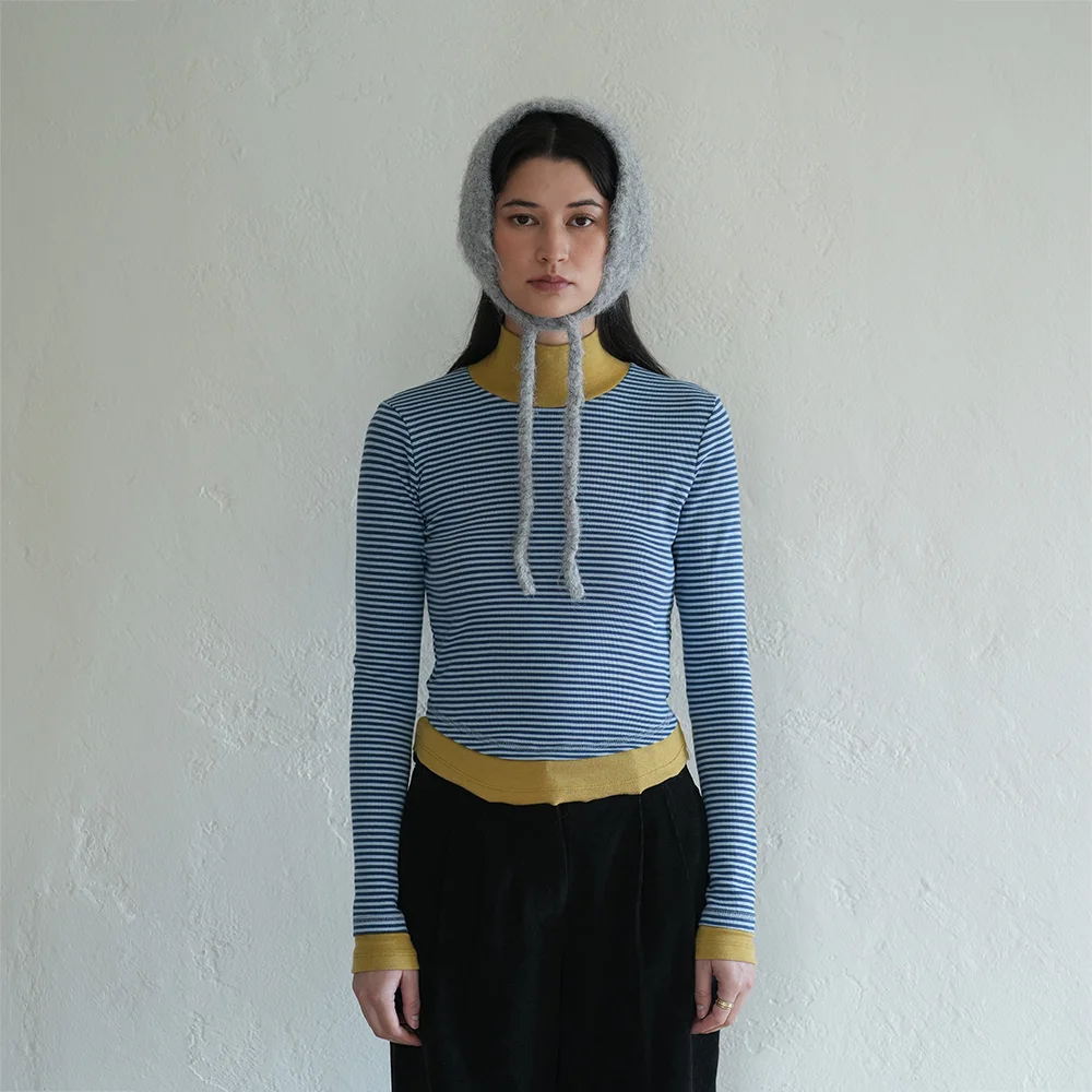 Double Stripe T-shirt (Blue)