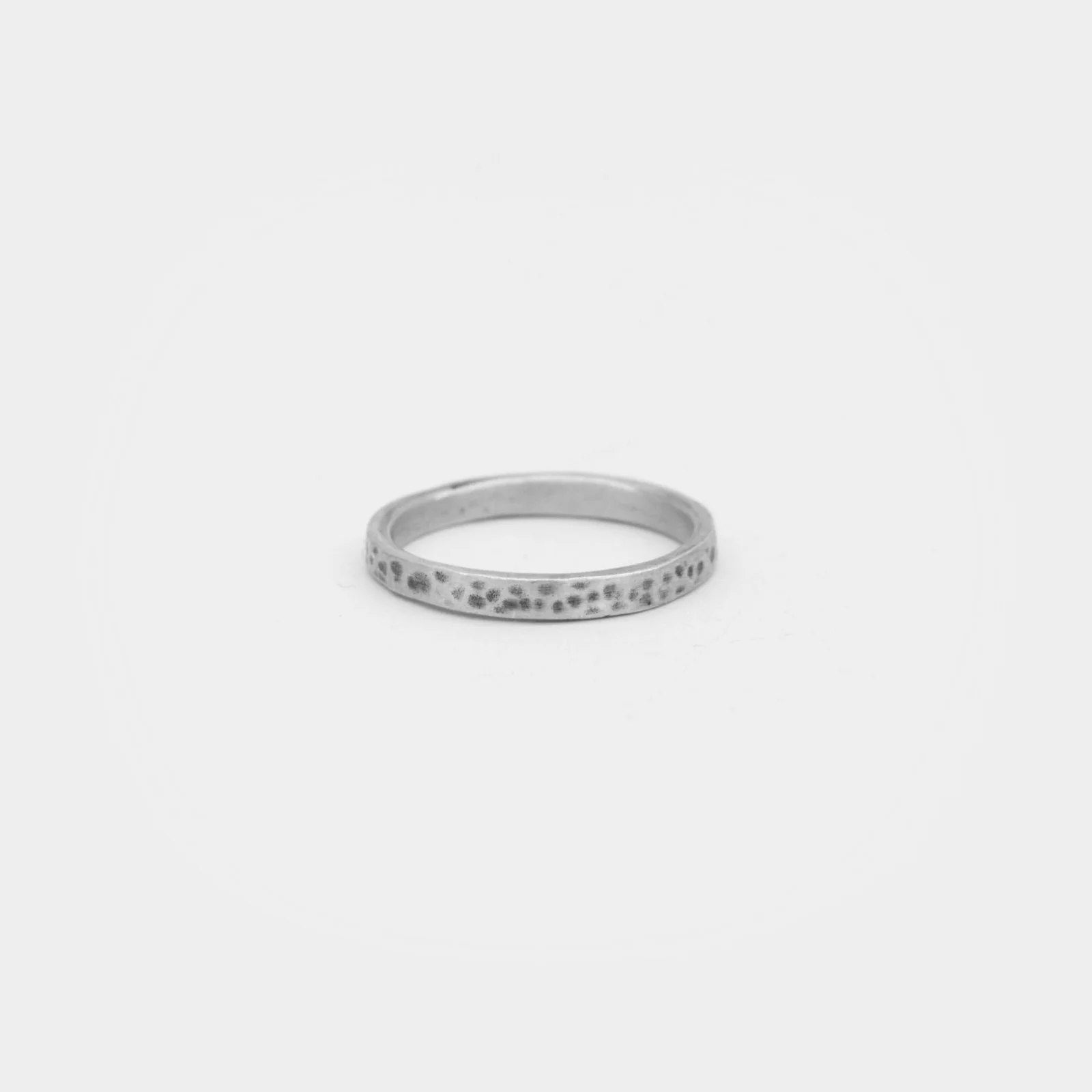 Hammered Ring - Silver