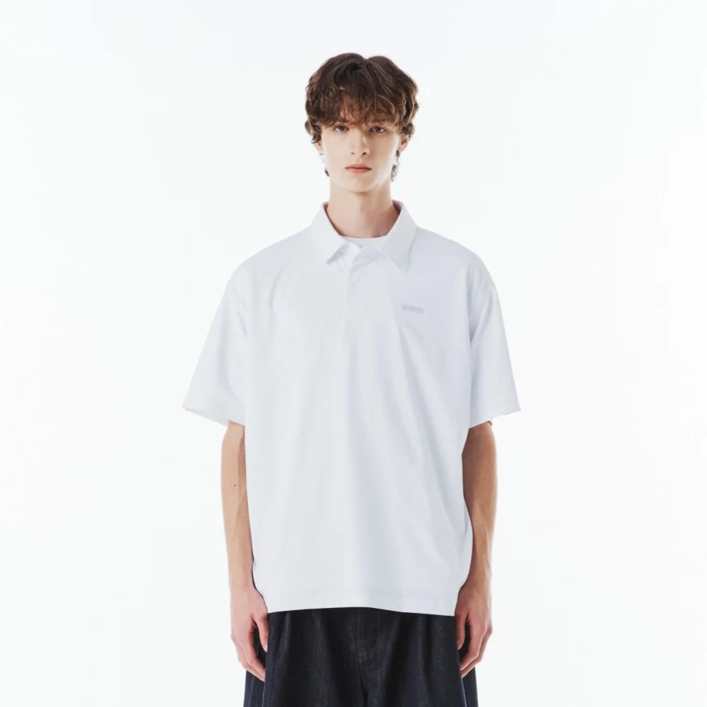 SORONA COOL COLLAR T-SHIRT - WHITE (P262MPL141)