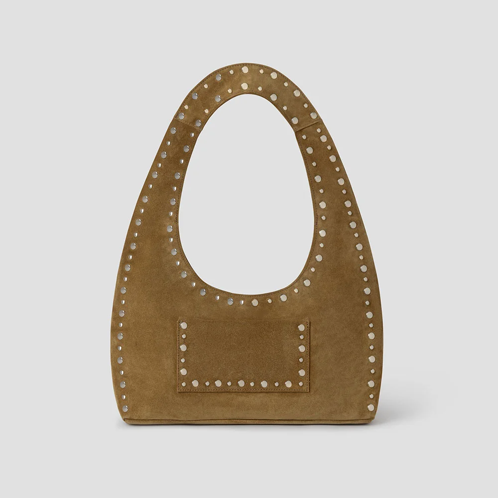 (W) FRANCA BAG SUEDE (BROWN)
