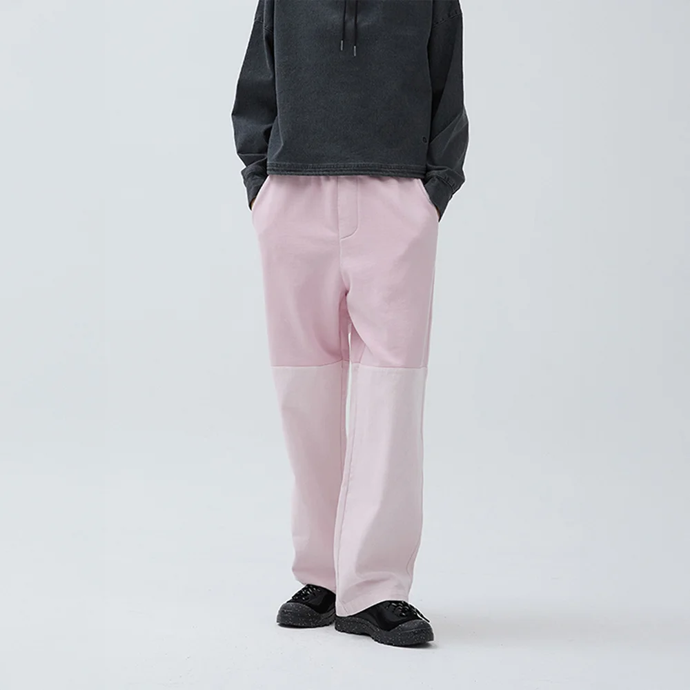 成衣染色 混合 衛衣 褲子 Pink