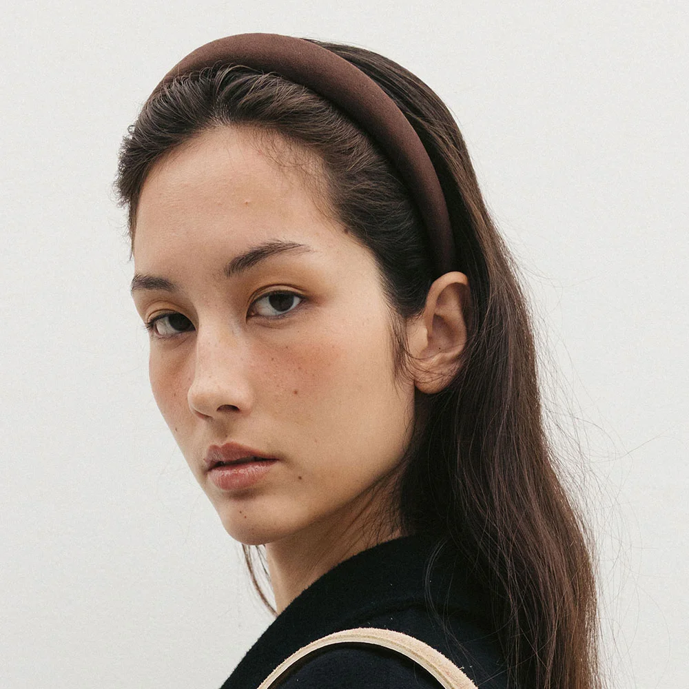 Suede Hair Band(Brown)