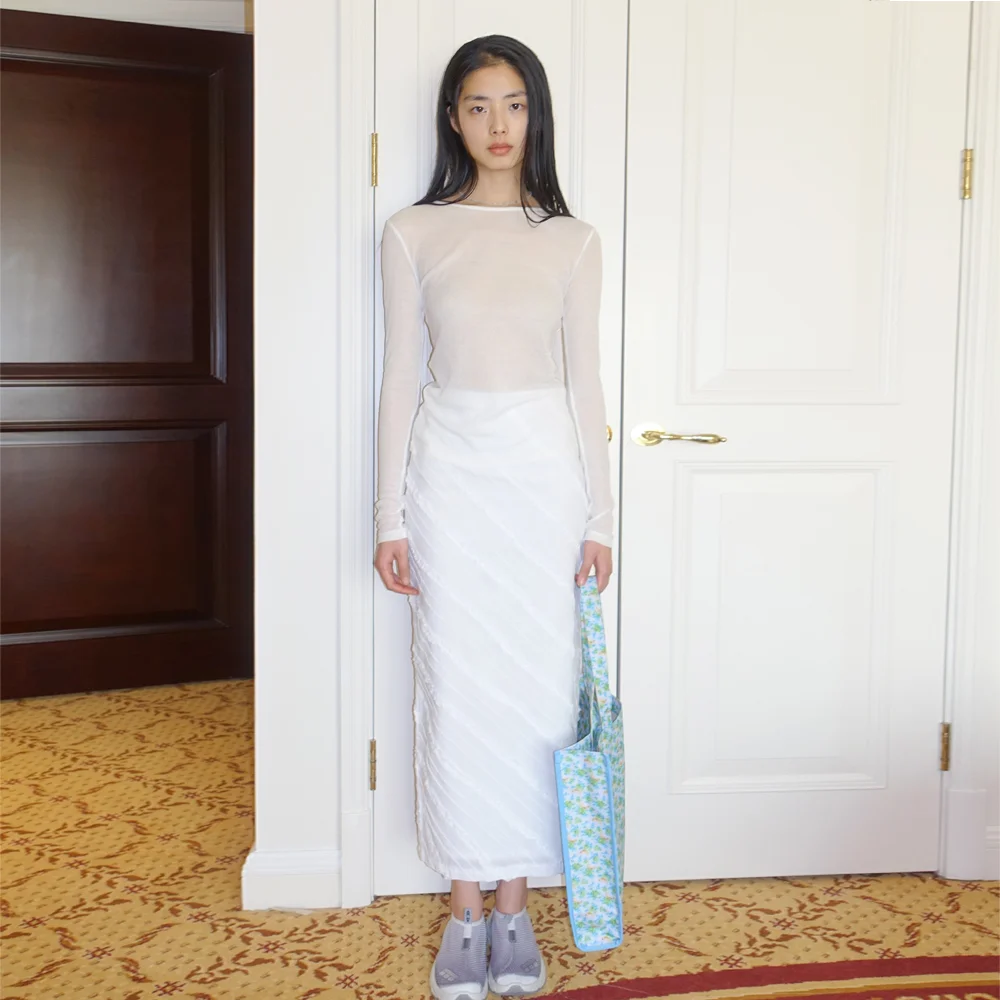 Cirrus Long Skirt_White