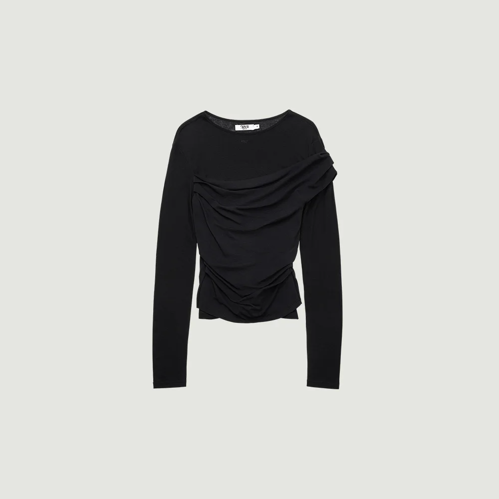 SHADE LAYERED T-SHIRT (BLACK)