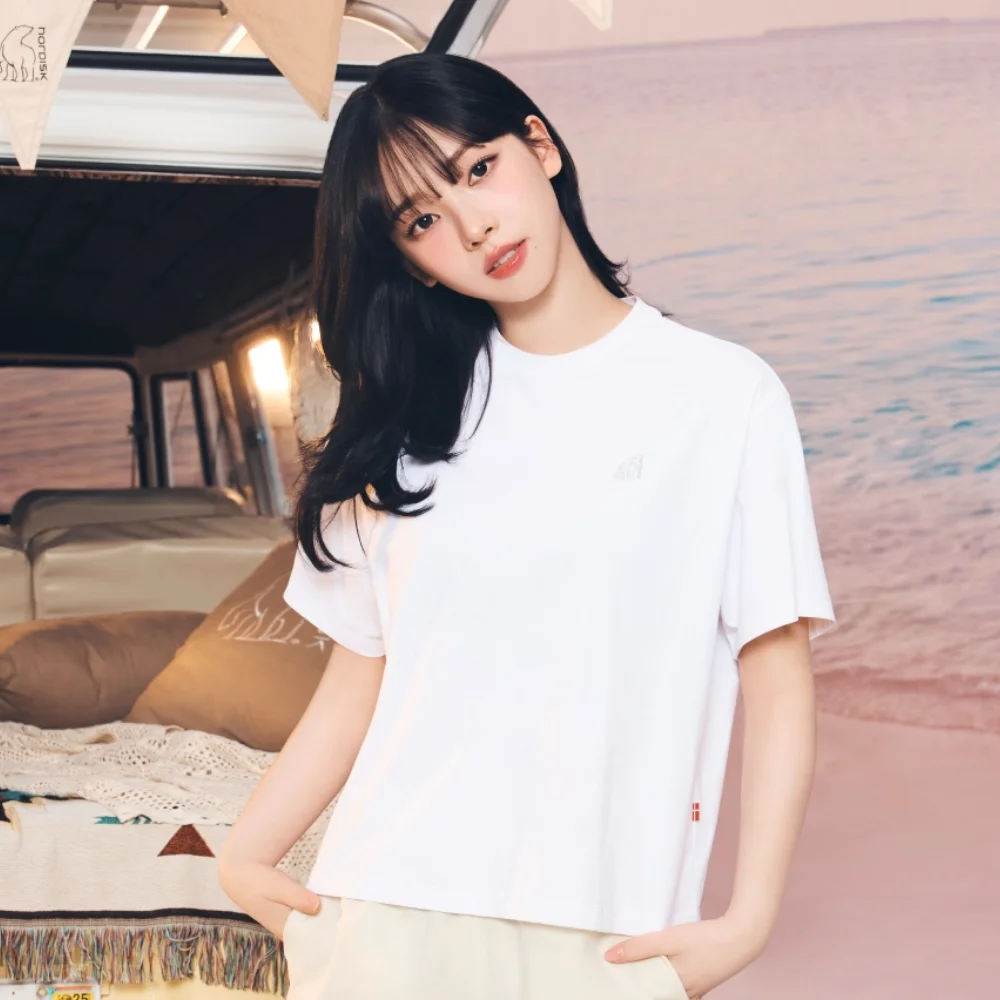 Sorona 北極熊 圖案 短袖 T恤 - W_Off White_OWM26279W3