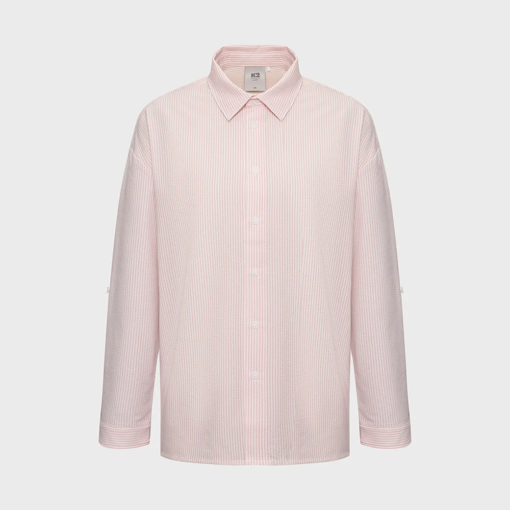 Seersucker DRY ICE 襯衫 W_ICE PINK_KWM25450U6