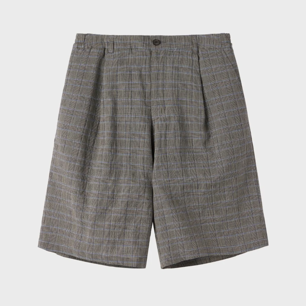 RIDING CHEQUERED SHORT - GREY (P252MHP482)