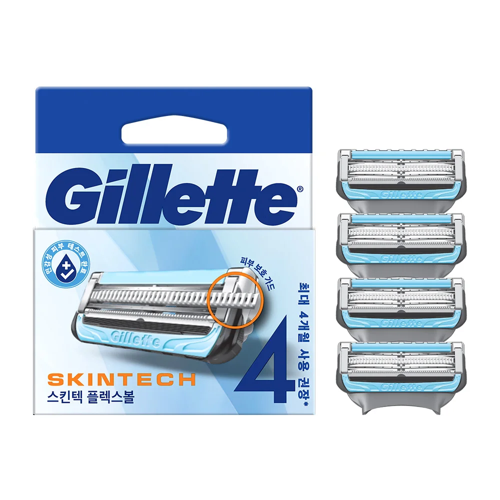 Gillette Skin Tech 剃鬚刀片 4入