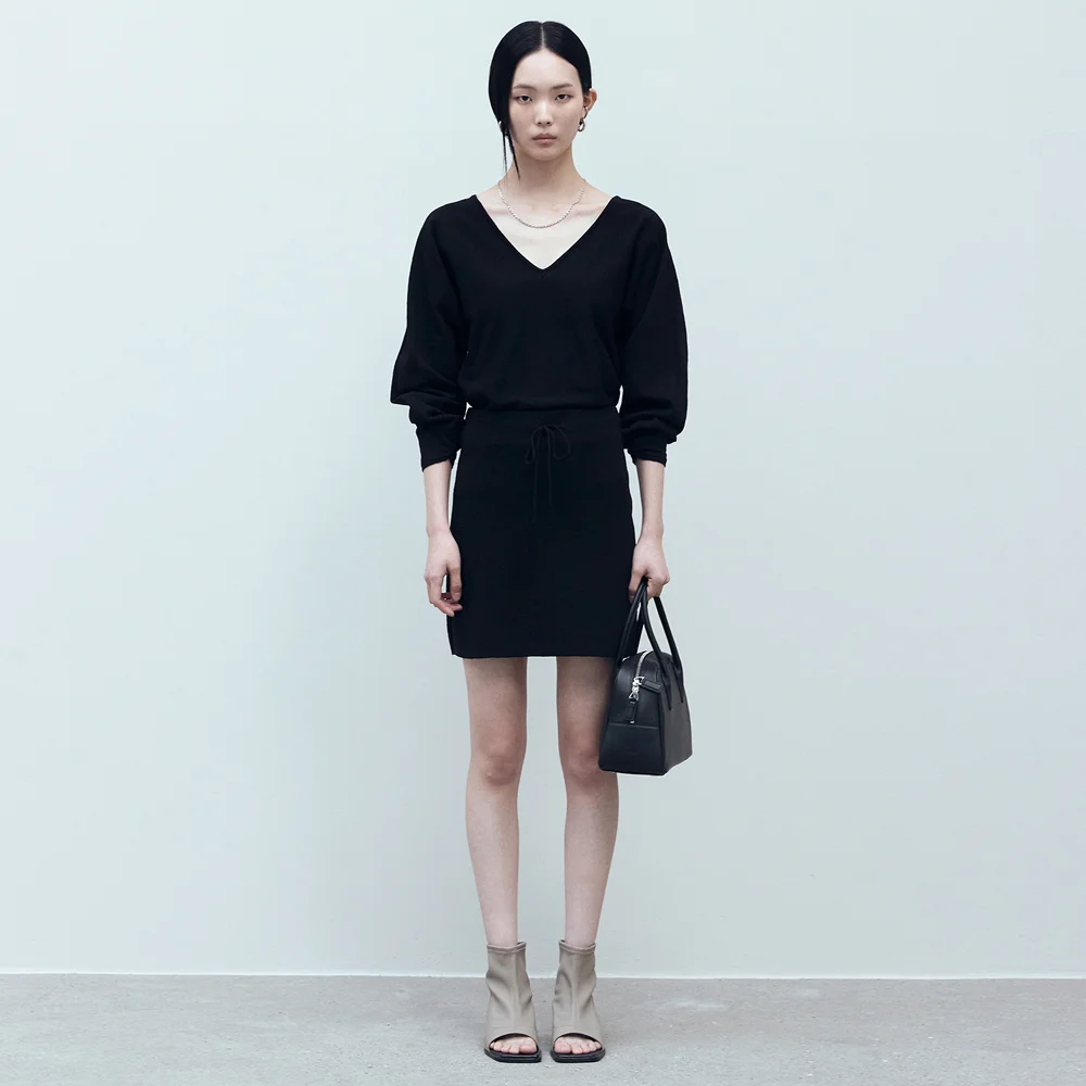 REN KNIT MINI SKIRT