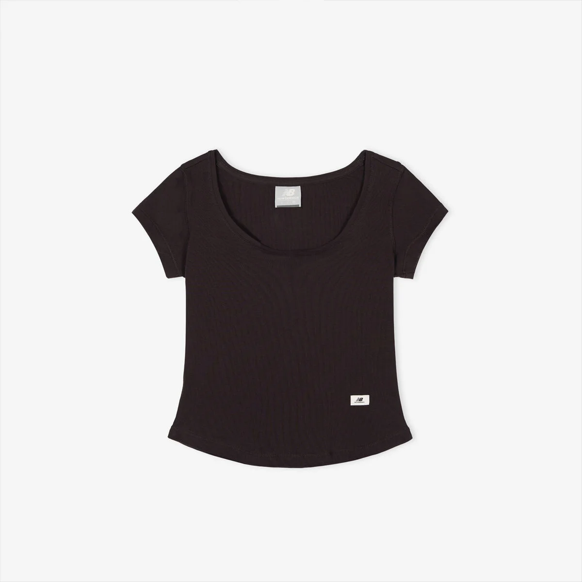 NBNEG2W472 / WOMEN Fitted 方領 帽 短袖T恤 (BROWN)