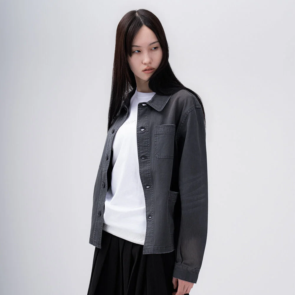 FRENCH WORK JACKET (CHARCOAL)