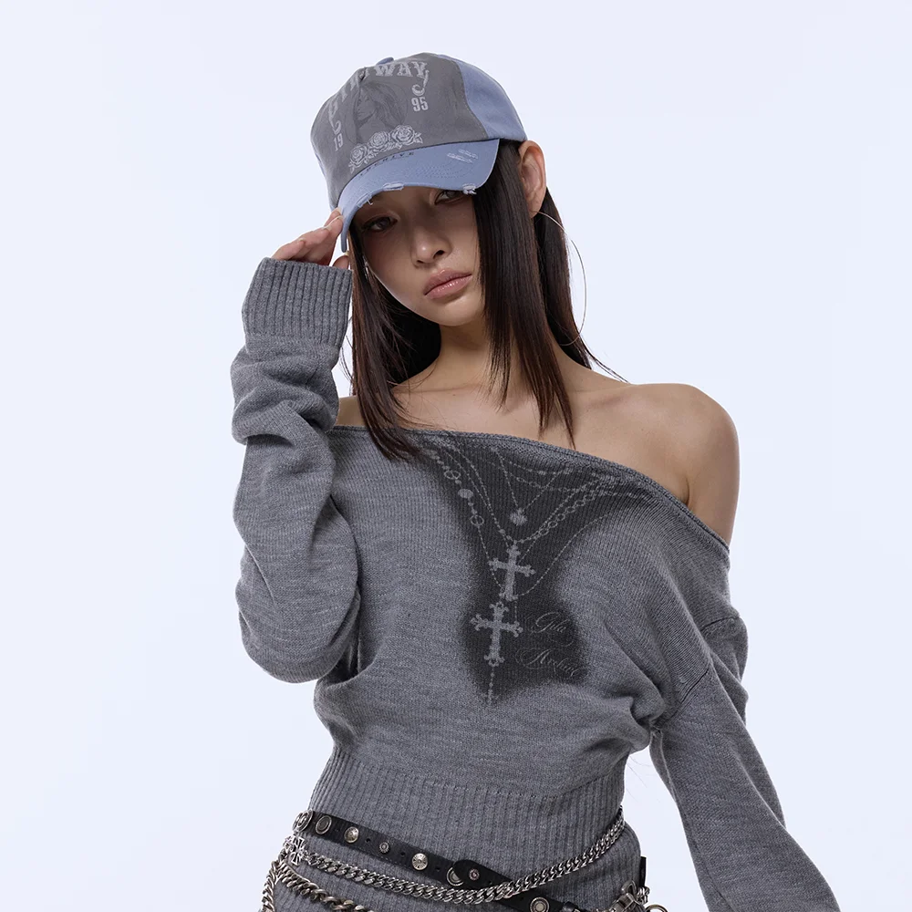 RUNAWAY GIRL VINTAGE CAP_SKY BLUE