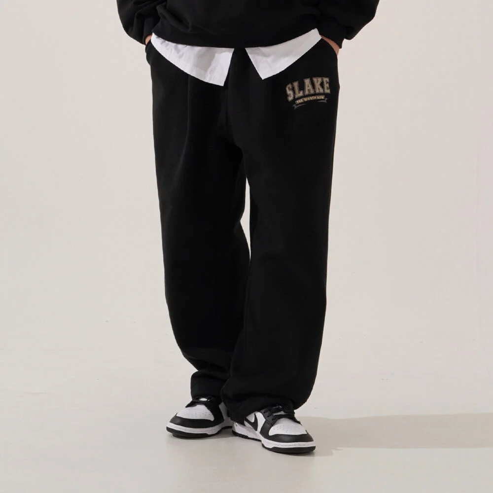 Slake 運動服 褲子 黑色 HHLP3424