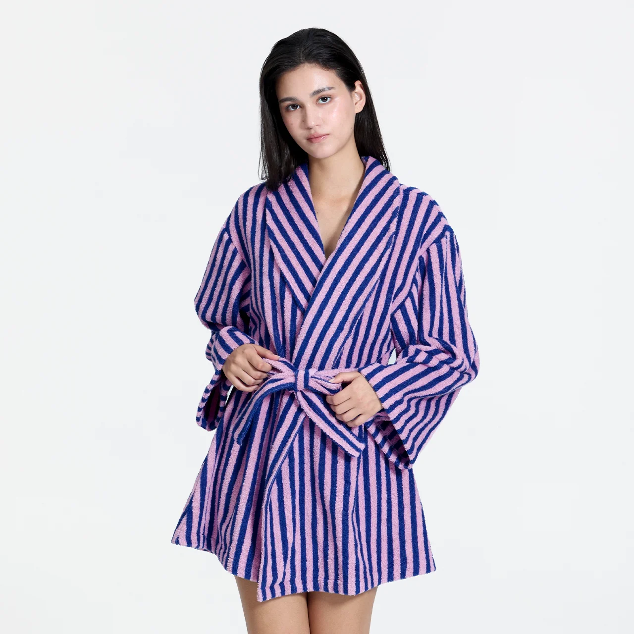 Illuin 毛圈布 睡袍_2colors
