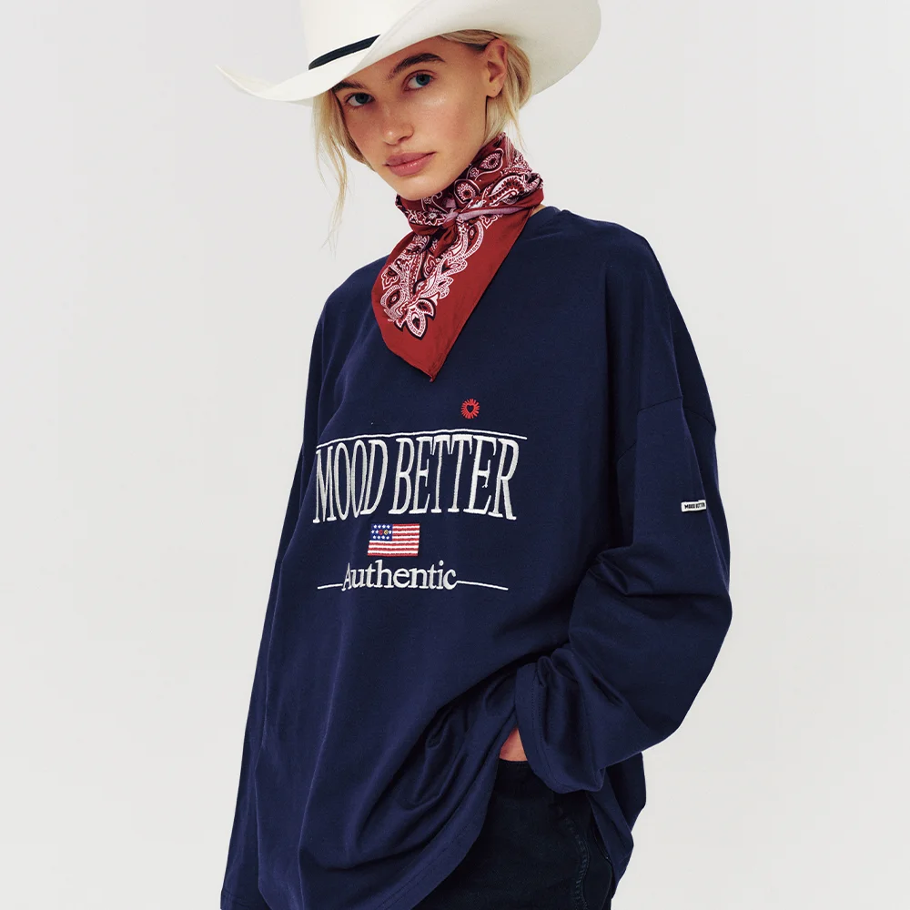 AUTHENTIC LONG SLEEVE NAVY