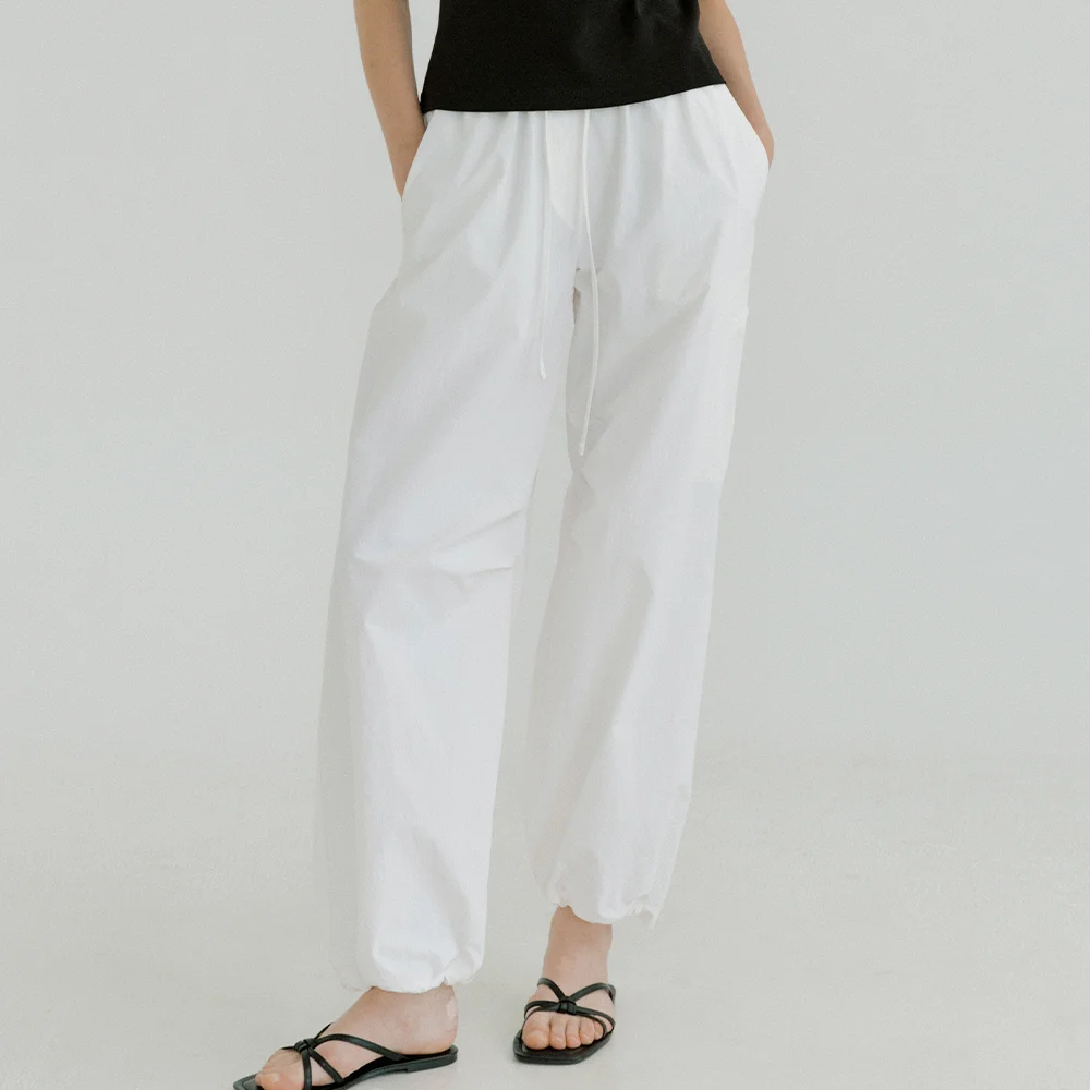 parachute pants (ivory) orc 6063