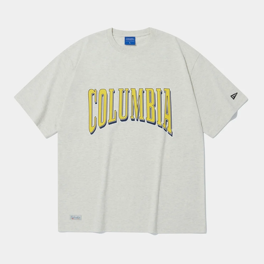 VTG CRACK LOGO S/S T-SHIRTS OATMEAL