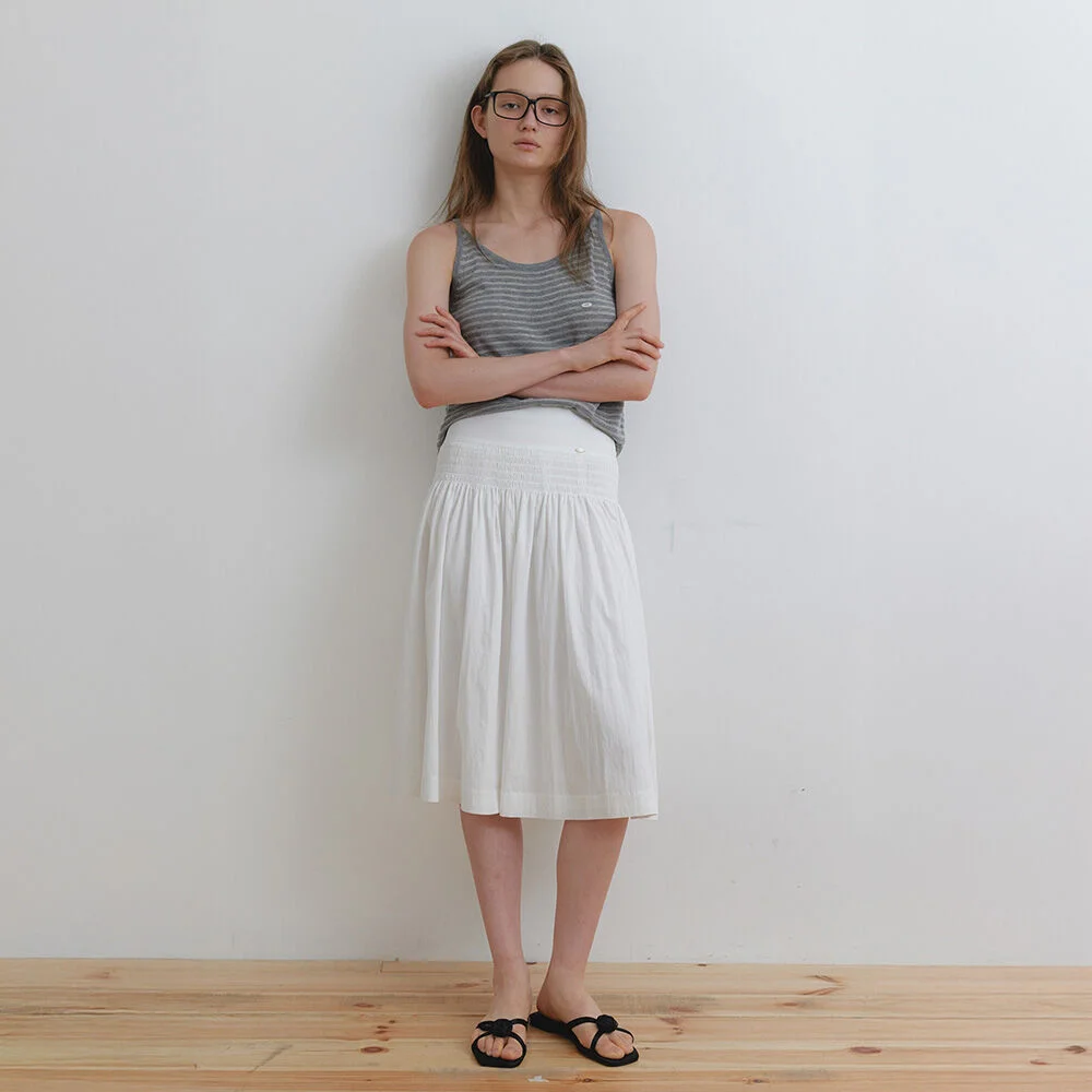 Rabbit skirt White
