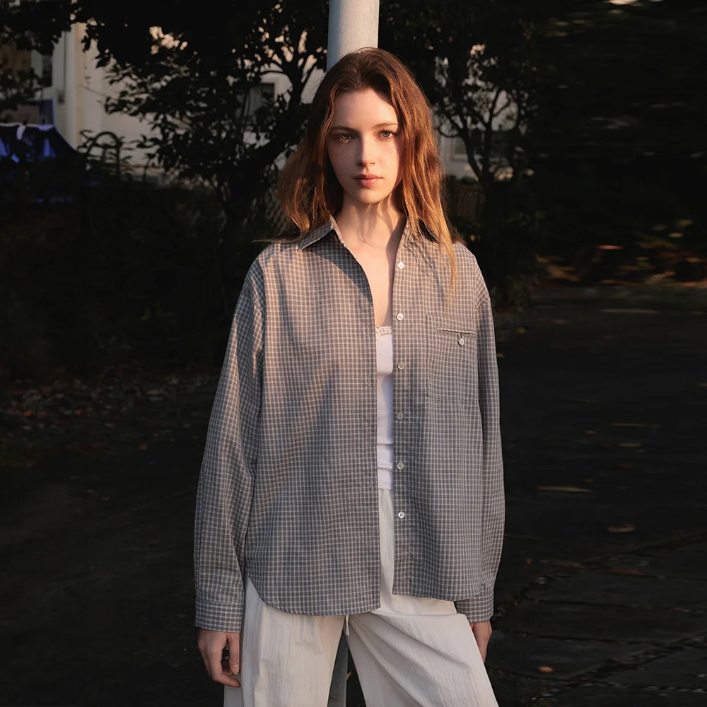Strap Point Check Shirt