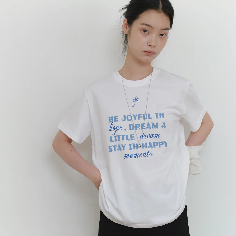 JOYFUL FLOWER T-SHIRT_WHITE