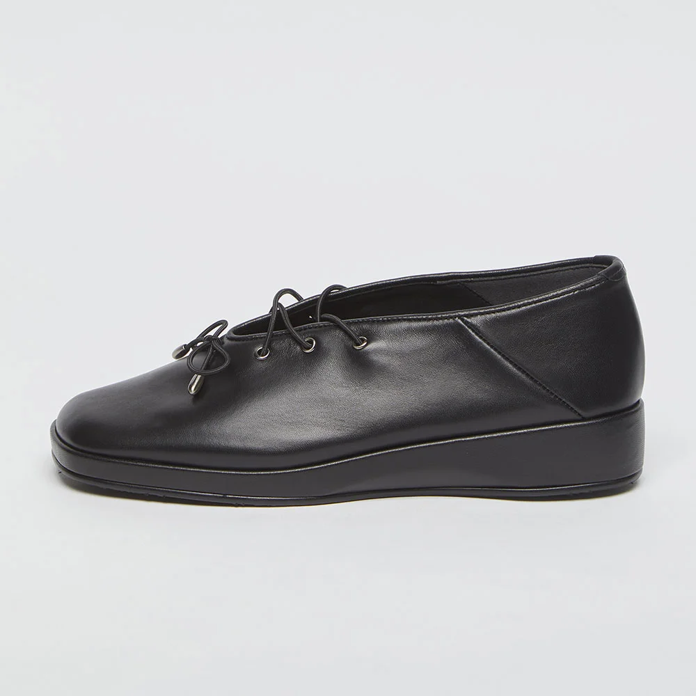 Tie platform loafer(Deep sleep)