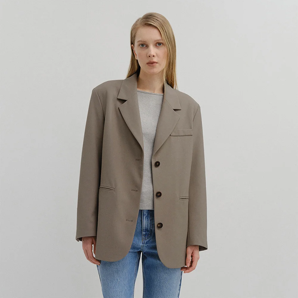 Overfit Single Jacket_2color