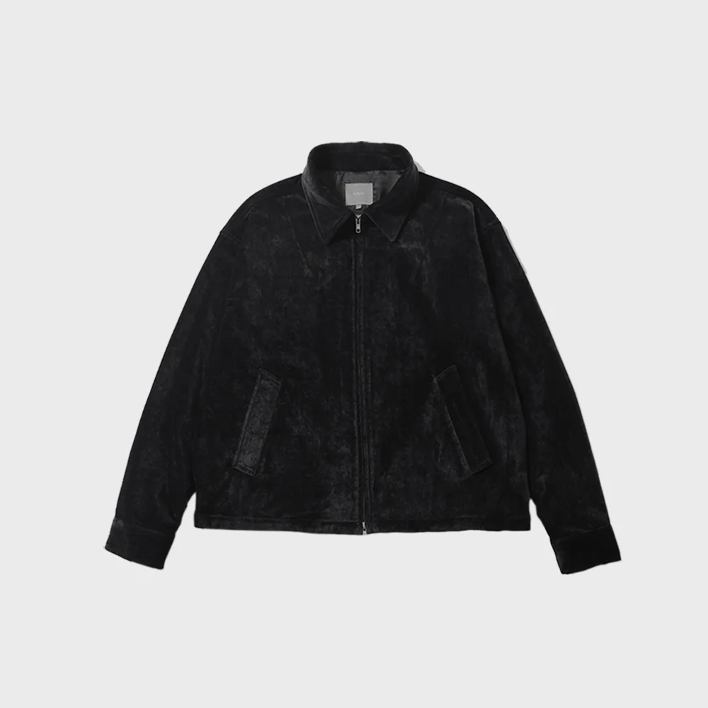 SUPPLE VELVET BLOUSON (BLACK)