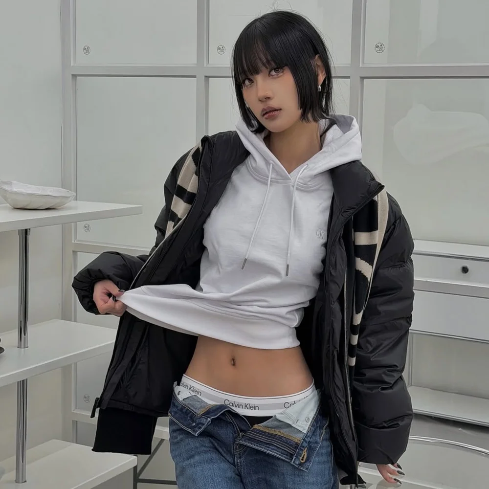 女裝 典藏 標誌 法式 毛圈布 連帽衫 47C224G YAA