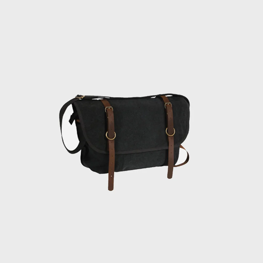 Vintage Canvas Explorer Shoulder Bag