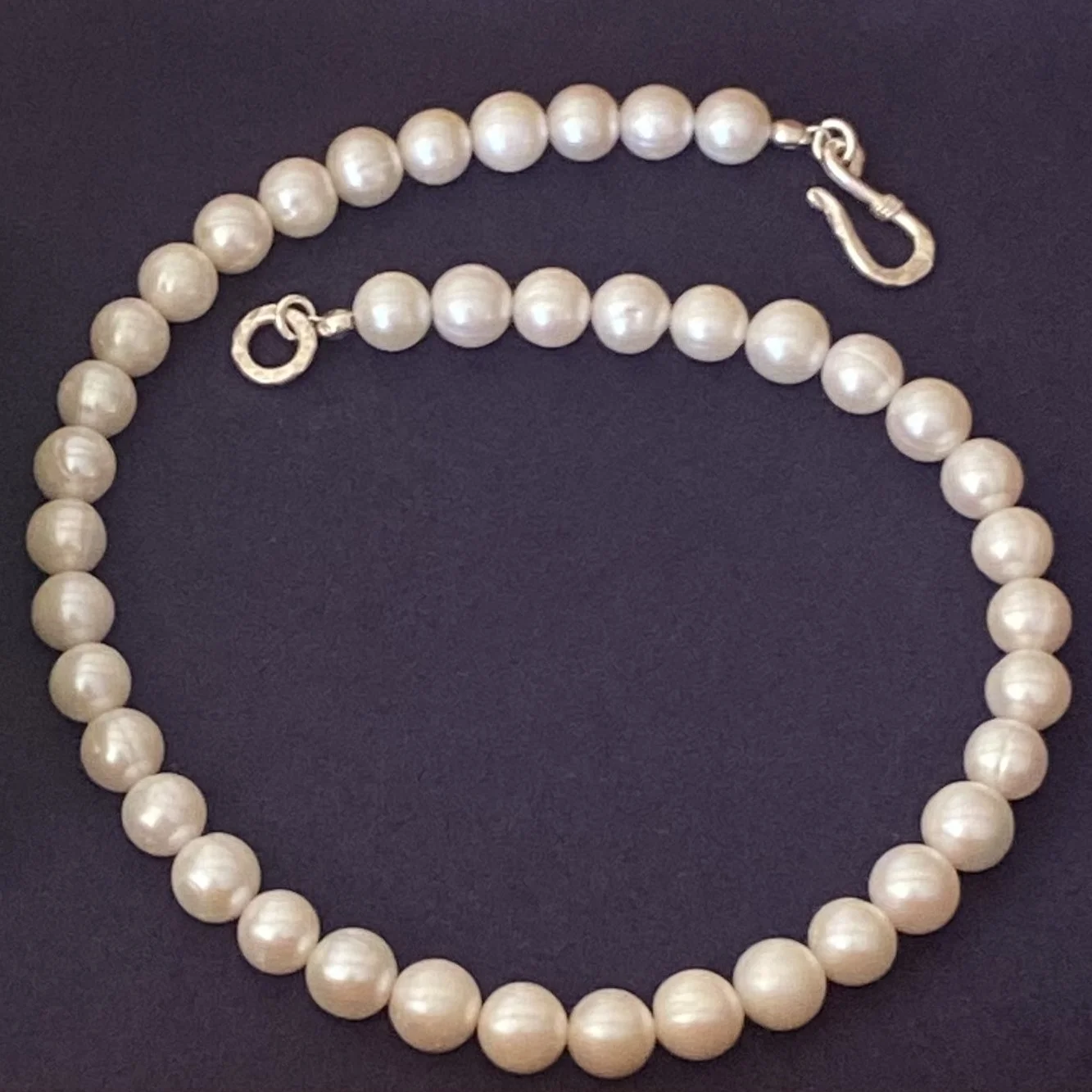 Bold Pearl ball necklace