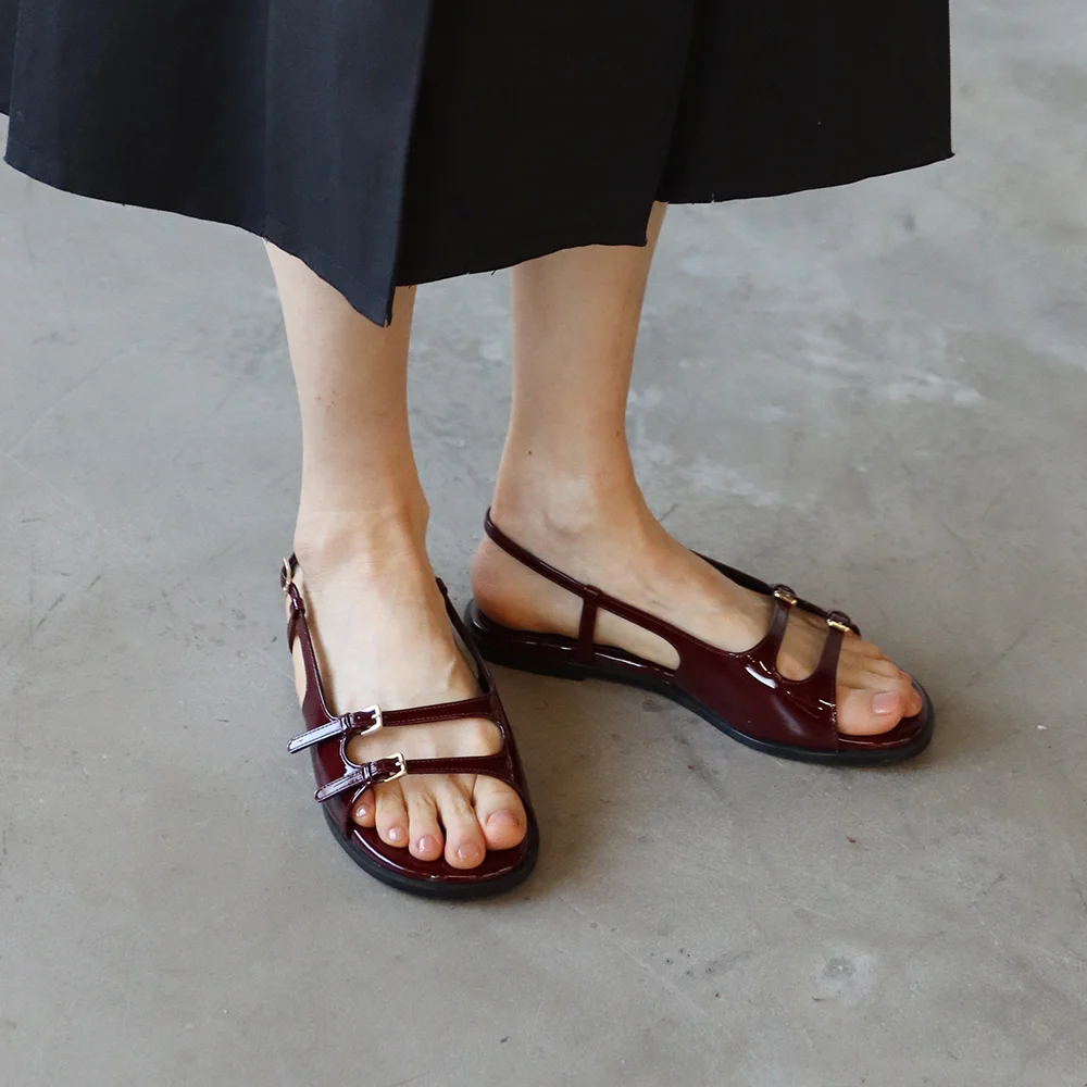 Oa Sandal_25052_wine