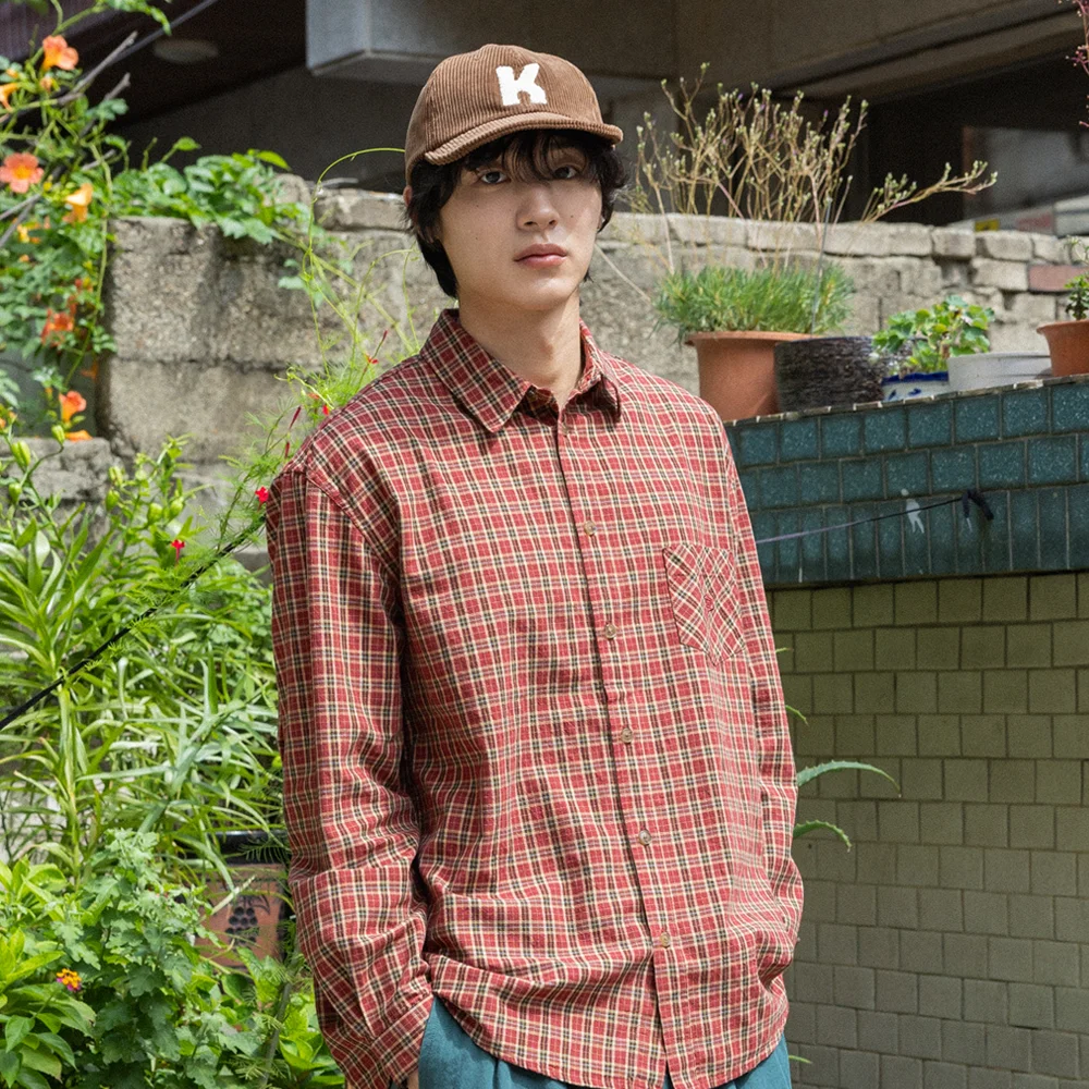 NOMAD PLAID SHIRT (RED)