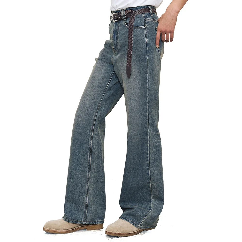 Loose Flared Jeans DCPT066Blue
