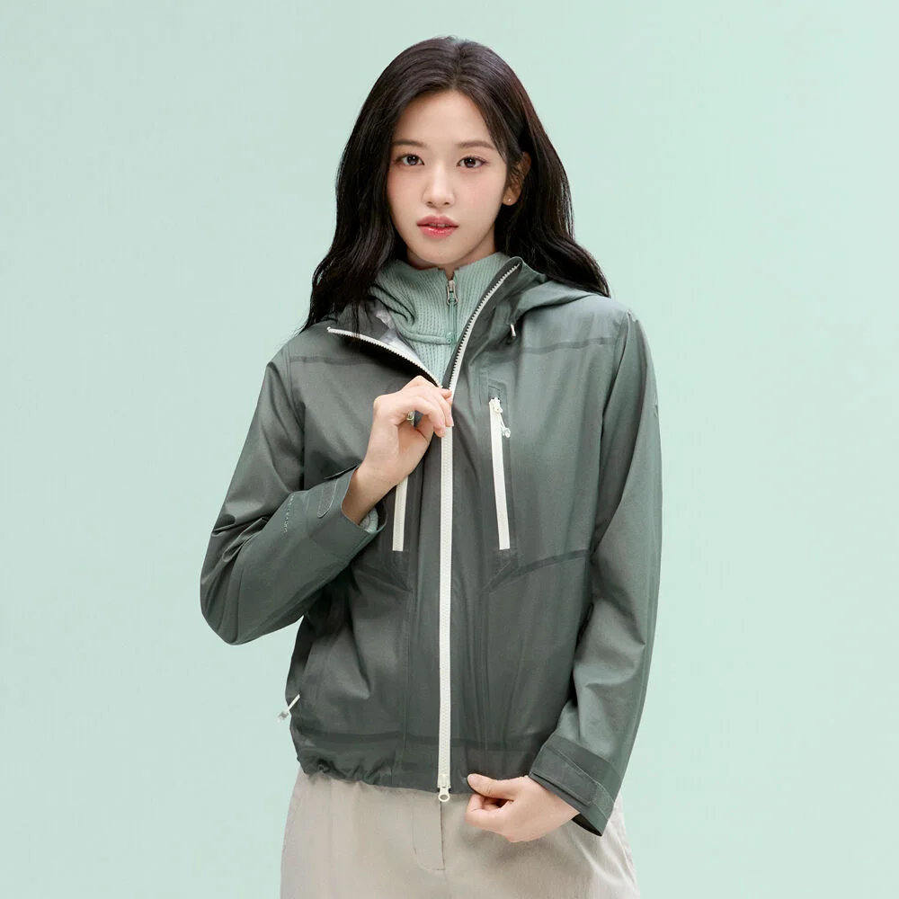 NEPA/Official Direct 7M40504 女裝 Pathfinder 3LAYER 輕量 防水 外套_MOSS GREY